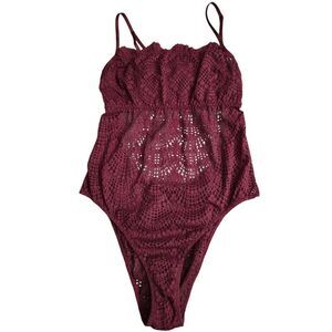 Victoria's Secret Crochet Lace Bodysuit